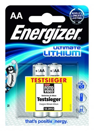 Energizer Ultimate Lithium L91 AA Mignon 2er Blister