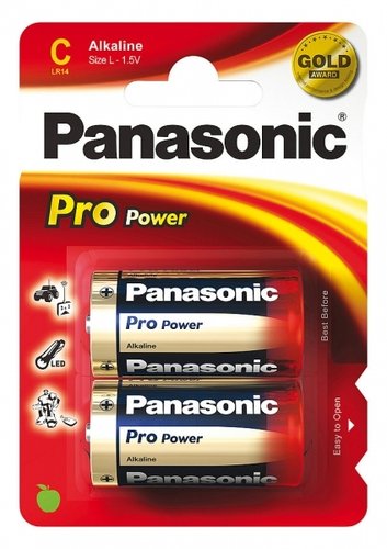 Panasonic Pro Power Gold Alkaline LR14 C Baby 2er Blister