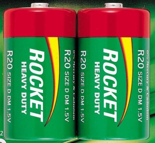 ROCKET Heavy Duty Green R20-D-Mono 2er Folienpack