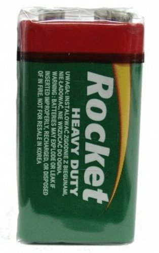 ROCKET Heavy Duty Green 6F22 9V E Block 1er Folienpack