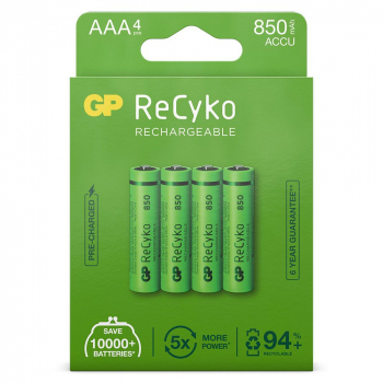 GP Recyko+ Akku Micro AAA vorgeladen & einsatzbereit 4er Blister