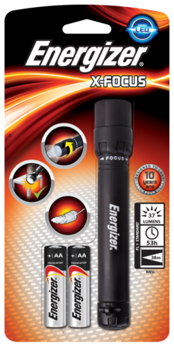 Energizer X Focus 2AA LED Taschenlampe inkl. 2x AA