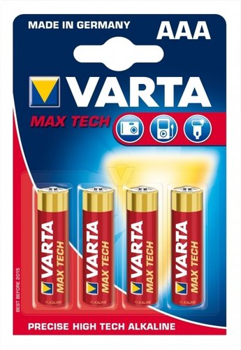 Varta Max Tech Alkaline 4703-LR03-AAA-Micro - 4er Blister