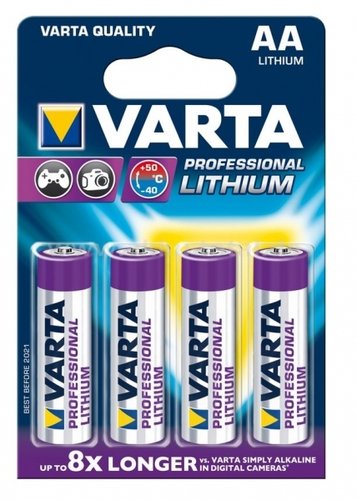 VARTA Professional Lithium AA Mignon 6106 L91  4er Blister