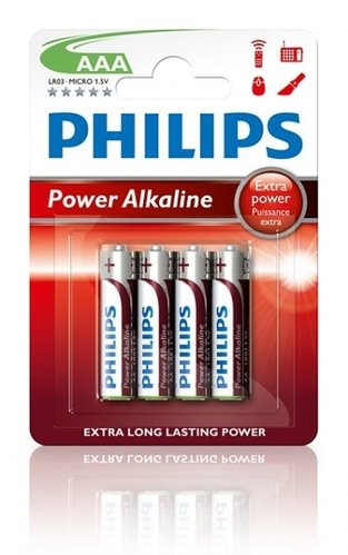 Philips Powerlife Alkaline LR3-AAA-Micro 4er Blister