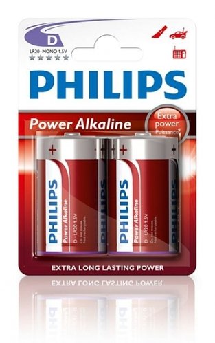 Philips Powerlife Alkaline LR20-D-Mono 2er Blister