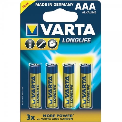 Varta Longlife Extra Alkaline 4103 LR03 AAA Micro 4er Blister