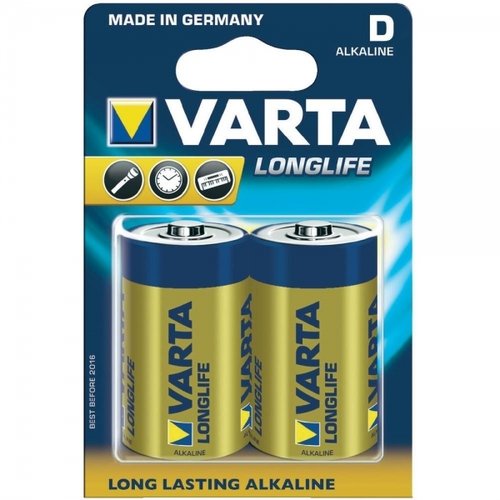 Varta Longlife Extra Alkaline 4120 LR20 D Mono 2er Blister