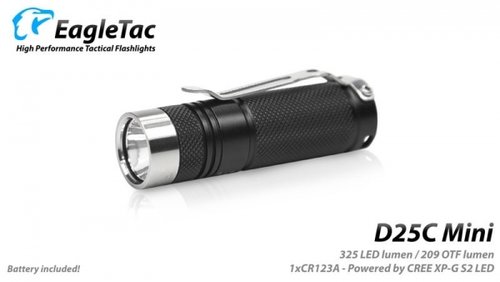 EagleTac LED Taschenlampe D25C Mini
