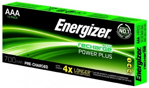 Energizer Akku Powerplus HR03 AAA 700 mAh R2U 10er Pack