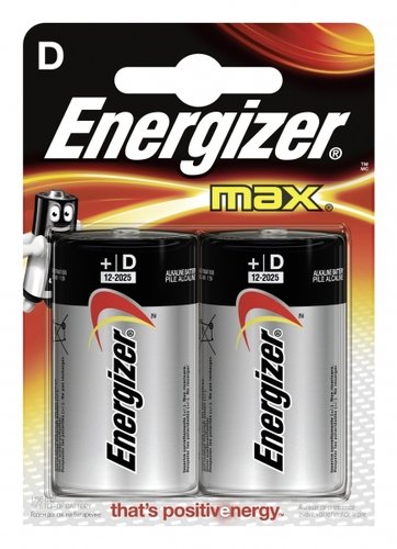 Energizer Max Alkaline Mono - D - LR20 - 2er Blister