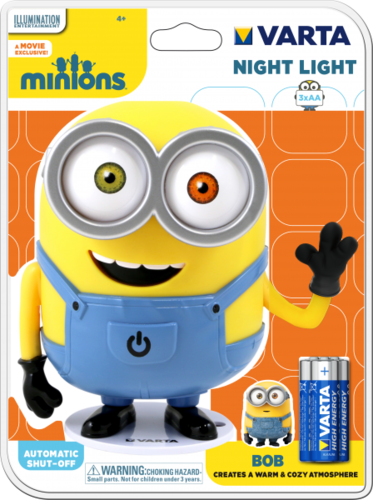 Varta Kids LED Minion 3xAA BOB Nachtlicht