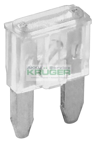 Kfz-Sicherungssortiment mini, 6 tlg., 25 A, Transparent - 25 A, 16,7 x 11,2 x 3,81 mm